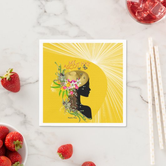 Mein Ascot-Hut Serviette (Beispiel)