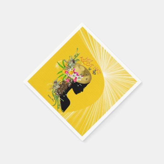 Mein Ascot-Hut Serviette (Ecke)