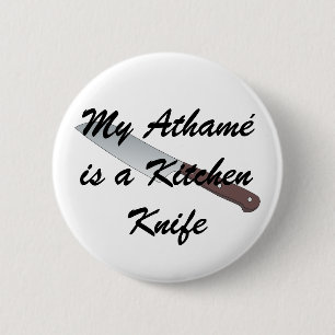 Mein Athamé ist ein Küchen-Messer Button