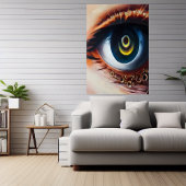 Mein Auge | AI Art Poster