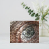 mein Auge Postkarte (Stehend Vorderseite)