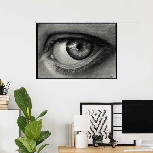 Mein Augenplakat Poster (Heimbüro)