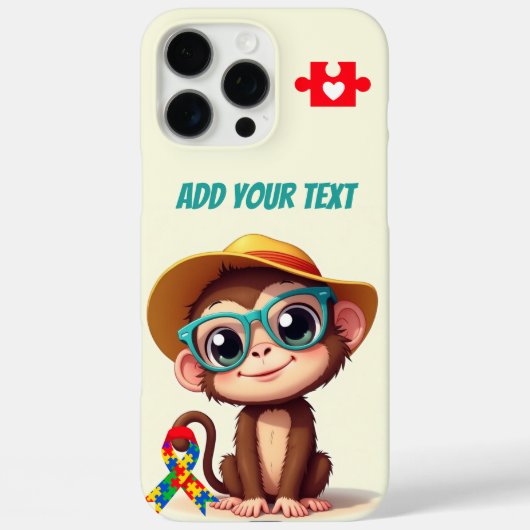 Mein Autistischer niedlicher Affe Case-Mate iPhone Hülle (Rückseite)