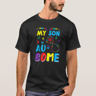 Mein autistischer Sohn ist großartig Autismus-Bewu T-Shirt