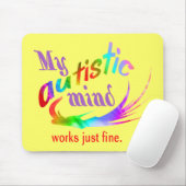 Mein autistischer Verstand Mousepad (Mit Mouse)
