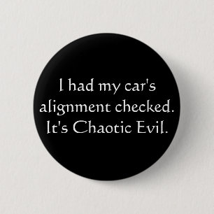 Mein Auto ist chaotisches Übel Button