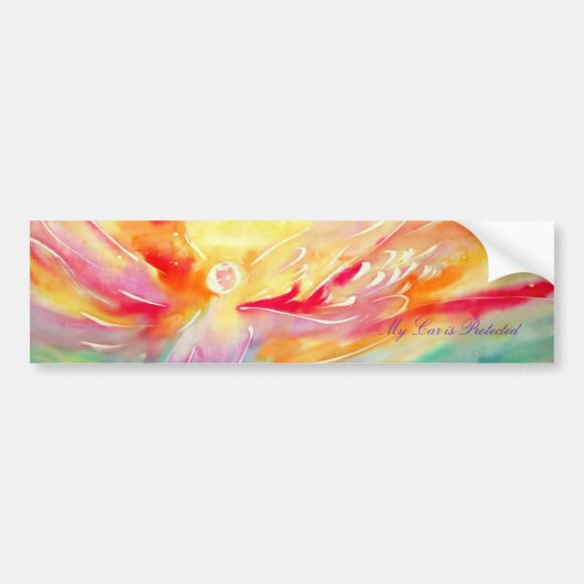 Mein Auto ist geschützt Autoaufkleber (Vorne)