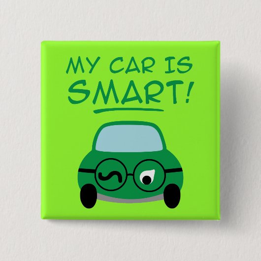 Mein Auto ist intelligent Button (Vorderseite)