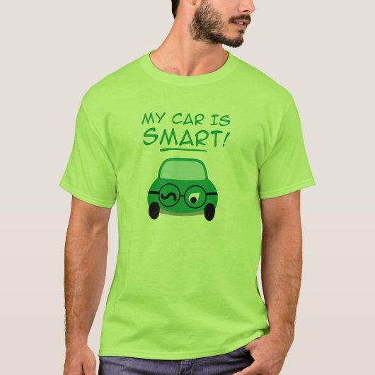 Mein Auto ist intelligent T-Shirt (Vorderseite)