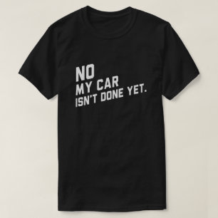 Mein Auto ist noch nicht fertig, aber ein sonniger T-Shirt