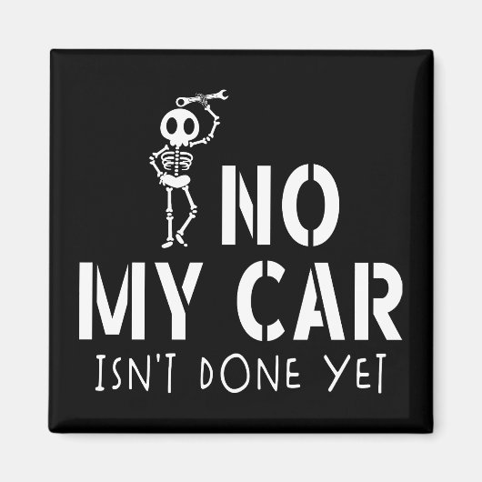 Mein Auto ist noch nicht fertig, doch eine sonnige Magnet (Vorne)