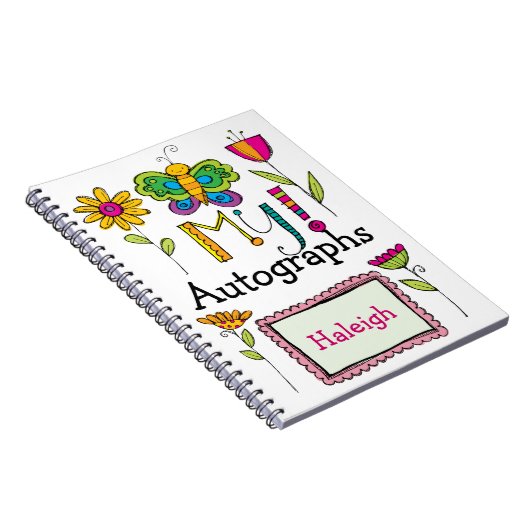 Mein Autograph Book - SRF Notizblock (Rechte Seite)