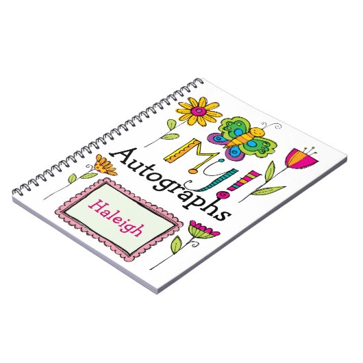 Mein Autograph Book - SRF Notizblock (Linke Seite)