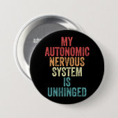 Mein autonomes Nervensystem ist entwirnt Button (Vorne & Hinten)