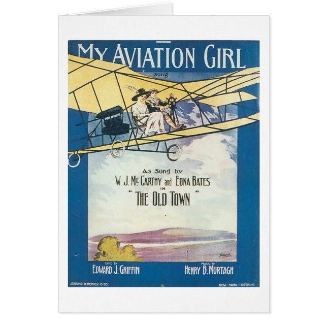 Mein Aviation GIrl Vintag Songbook Cover (Vorne)