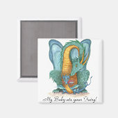 Mein Baby aß deine Fee! Magnet (Vorderseite/Rückseite)