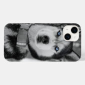 Mein Baby Blue Eyes iPhone Case (Rückseite (Horizontal))