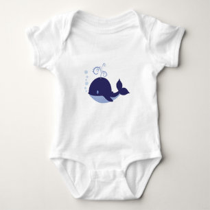 Mein Baby Blue Whale Strampler