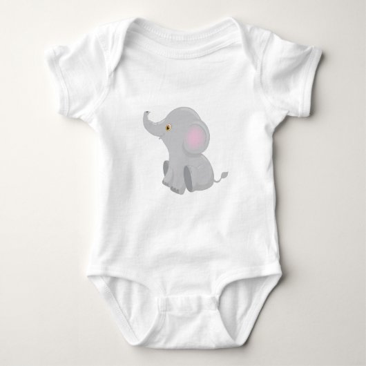 Mein Baby Elefant Strampler (Vorderseite)