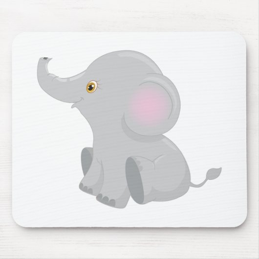 Mein Baby Elephant Mousepad (Vorne)