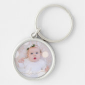 Mein Baby Foto Custom Schlüsselanhänger (Vorne)