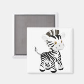 Mein Baby Zebra Magnet (Vorderseite/Rückseite)