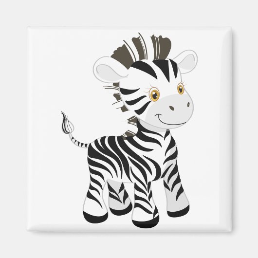 Mein Baby Zebra Magnet (Vorne)