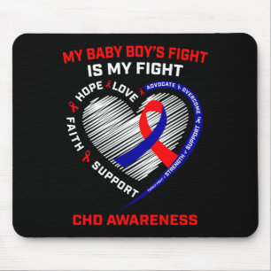 Mein Babyjungen-Kampf ist mein Kampf Chd Herzkrank Mousepad