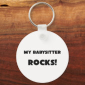 MEIN Babysitter-ROCKS! Schlüsselanhänger (Vorderseite)