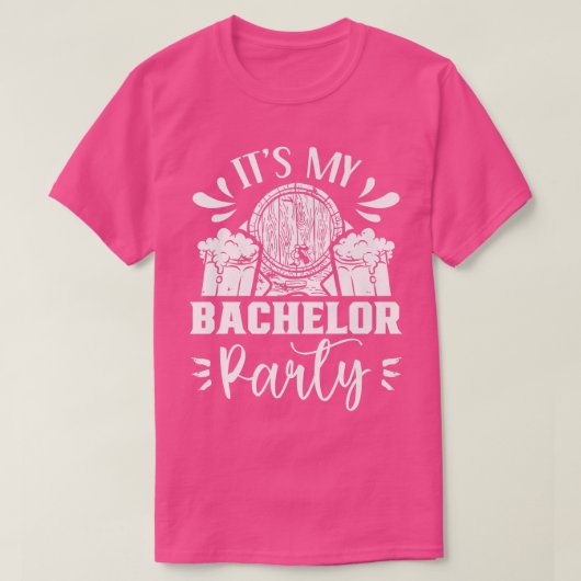 Mein Bachelor Party Groom Bridge Team T-Shirt (Design vorne)