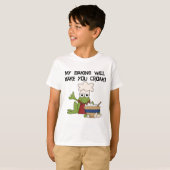 Mein Backen macht Sie Krächzen-Frosch-Bäcker-Koch T-Shirt (Vorne ganz)