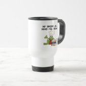 Mein Backen wird dich zum komischen Frosch-Koch ma Reisebecher (VorderseiteRechts)