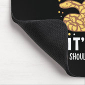 Mein Ball Python ist harmlos Mousepad (Ecke)