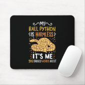 Mein Ball Python ist harmlos Mousepad (Mit Mouse)