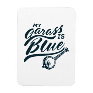 Mein Banjo ist blau Magnet