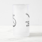 Mein Banjo spielen Mattglas Bierglas (Mittel)