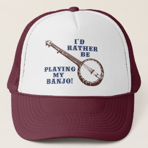 Mein Banjo spielen Truckerkappe