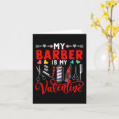 Mein Barber ist meine Niedliche Herzkugel, die zu  Karte (Gelbe Blume)