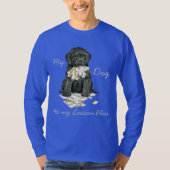 Mein Barbet Ate My Lessingplan T-Shirt (Vorderseite)