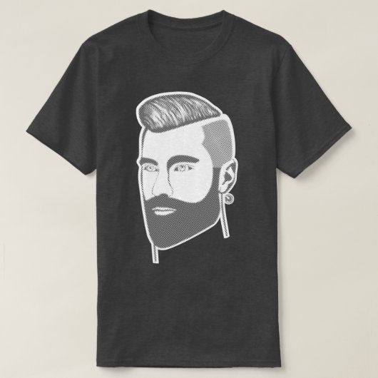 Mein Bart ist am Ziel T-Shirt (Design vorne)