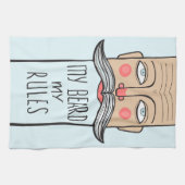 Mein Bart, meine Regel-Geschirrtücher Küchentuch (Horizontal)