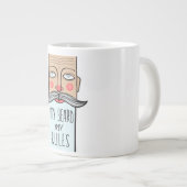 Mein Bart, meine Regeln Jumbo-Kaffee-Tasse Jumbo-Tasse (Vorderseite Rechts)