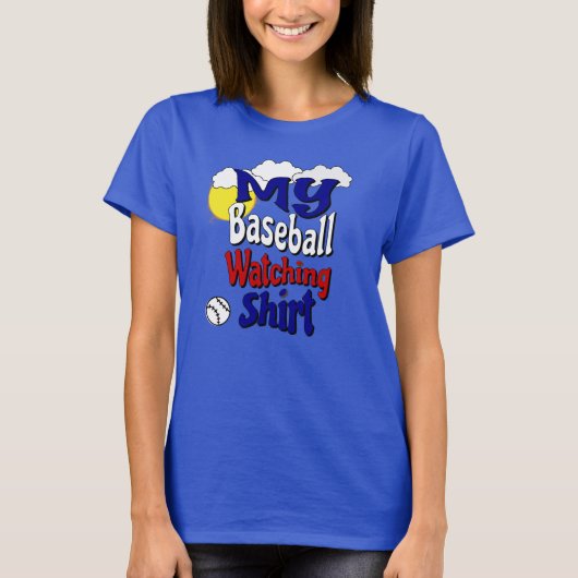 Mein Baseball-Beobachtungs-Shirt T-Shirt (Vorderseite)