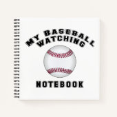 Mein Baseball-Watching Notizblock (Vorderseite)