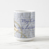 Mein Basset Ate my Lessingplan Kaffeetasse (Mittel)