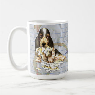 Mein Basset Ate my Lessingplan Kaffeetasse