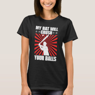 Mein Bat zerbricht den Baseballball für Männer T-Shirt