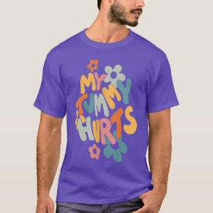 Mein Bauch tut weh Junge Junge Retro T-Shirt