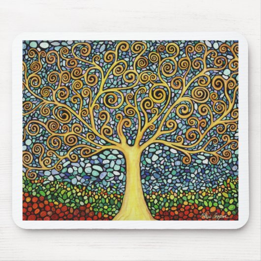 Mein Baum des Lebens Mousepad (Vorne)