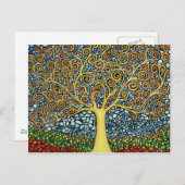 Mein Baum des Lebens Postkarte (Vorne/Hinten)